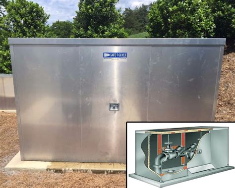 stainless steel backflow enclosure|heated enclosures for backflow preventer.